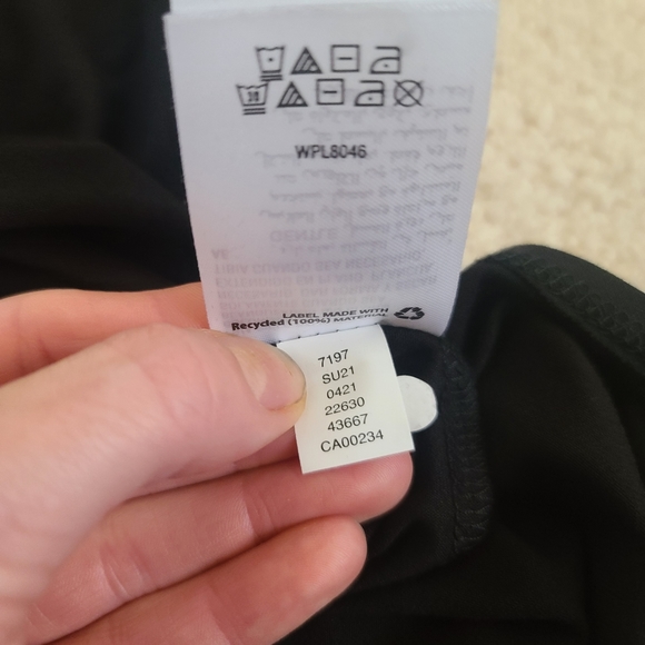 Alfani | Deep Black Satin-Trim Hi-Low Tee - Picture 6 of 7